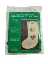 Hobby Kraft Kit 5021 Jumbo Counted Crosstitch Christmas Stocking Snowman Angel - £14.73 GBP