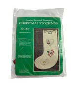 Hobby Kraft Kit 5021 Jumbo Counted Crosstitch Christmas Stocking Snowman... - $18.81