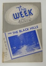 This Week Thru The Black Hills South Dakota Travel Magazine August 1953 ... - £8.96 GBP