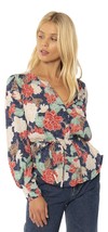 Amuse society Sheana L/S woven blouse / ocean - $75.35+