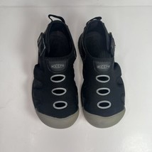 KEEN Stingray Black/Grey TPU Round Toe Slip On Water Shoes Kids Size 1 - £17.57 GBP