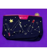 Estée Lauder Starry Night Lipstick Cosmetic Bag With Pink Trim &amp; Zipper - $10.39