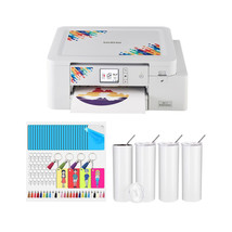 Brother Sublimation Printer with Blanks Keychain 120 Pieces Bundle - £558.59 GBP