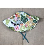 Floppy Tropical Sunhat Safari Hat Funky Rainforest Floral Animals Whimsical - $9.90