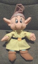 Disney Snow White Seven Dwarfs Bean Bag Plush Mini 8&quot; Tall Stuffed Doll Toy - £6.33 GBP
