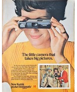 KODAK POCKET INSTAMATIC CAMERA - Little Camera - Family - 1972 VTG Print AD - $11.03