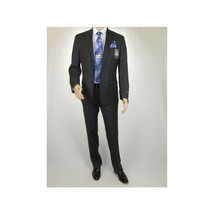 Men RALPH LAUREN Suit Wool Blend Two Button Classic Pinstripe Formal 0151 Gray image 2