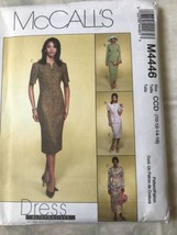 McCalls #M4446 ined Jacket Dress and Skirt Uncut Sizes 10 12 14 16 - $12.08
