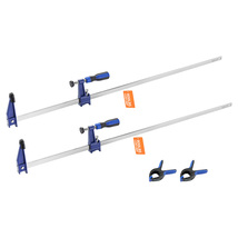 VEVOR Bar Clamps for Woodworking, 2-Pack 36 inch Opening, Lockable, 600 ... - $24.99