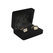 Men J.Valintin Cufflinks by Vitorofolo for French Cuff Shirt V39-59 Gold Diamond image 3