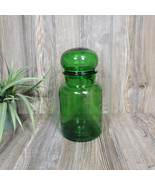 Vintage Green Bubble Glass Apothecary Jar - $34.00