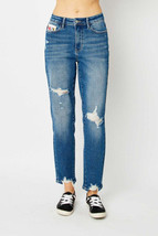 Judy Blue Full Size Distressed Slim Jeans - £51.84 GBP