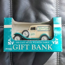 Vintage Ertl 1932 Ford Delivery Van 1993 To A Great Dad Die Cast Coin Gift Bank - £15.17 GBP