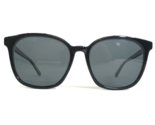 Bebe Sunglasses BB7218 001 JET Black Crystals Square Frames with black L... - $84.23