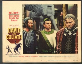 David and Goliath-Lobby Card-#2-1961-Orson Welles - £35.50 GBP