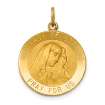 14k Our Lady of Sorrows Medal Pendant D3759 - $13,834.57 MXN