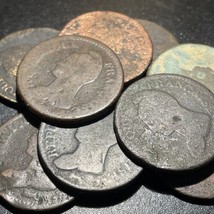 1700s France Decime 10 Centimes Rare Large Copper French Revolution Dupr... - £15.64 GBP