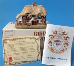 Lilliput Lane Honeysuckle Cottage Miniature English House w Box Deed 198... - $23.95