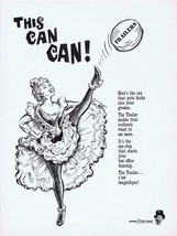 Can Can 1960 ORIGINAL Vintage 9x12 Industry Ad Frank Sinatra Shirley Maclaine - £38.82 GBP