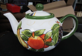 World Bazaar Inc Fruit Theme Large Tea Pot - £23.34 GBP