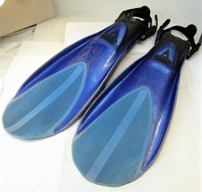 Technisub Idea 3 Size Regular Blue Open Heel Scuba Fins - $26.17