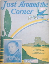 Just Around the Corner-Maybe Sunshine for You 1915 Sheet Music - £1.19 GBP