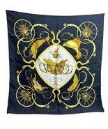 HERMES-Paris Silk Springs Scarf Shawl Wrap Approx 34&quot; x 34&quot; Made in France - $2,744.78 MXN