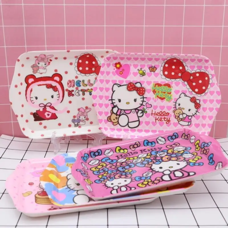 Sanrio Hello Kitty Pochacco Melamine Plate Cartoon Cute Fruit Snacks Plates - £7.38 GBP+