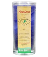 Aloha Bay Third Eye Chakra Abundance Scented Candle 11 oz, blue tall glass - £17.32 GBP