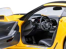2019 Chevrolet Corvette C7 ZR1 Corvette Racing Yellow Tintcoat with Carbon Top 1 - £197.53 GBP