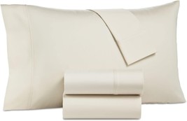 Grayson Collection 950 Thread Count Sheet Set 4 Piece Set Size Queen Color Ivory - £44.23 GBP