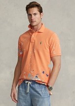 Polo Ralph Lauren Paint Splatter Shirt Orange ( XL ) - £93.30 GBP