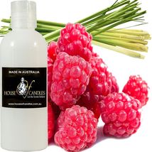Raspberry Lemongrass Premium Scented Bath Body Massage Oil Hydrating - £11.19 GBP+