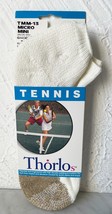 Thorlos Tennis Socks Padded Micro Mini TMM-13 White - Mens 9-12.5/Womens... - £15.06 GBP