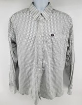 Cinch Long Sleeve Button-up Men&#39;s Shirt Size M - £18.62 GBP