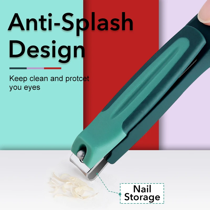 Sporting 1Pcs Professional Nail Clippers with No Splash Storage Box Toenail Acce - £23.90 GBP