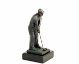 Bey Berk 9&quot; High Cold Cast Golfer On Marble Base - $44.95