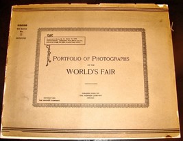 1892 Chicago World&#39;s Fair PORTFOLIO OF PHOTOGRAPHS Book #15 Columbia Exp... - £17.25 GBP