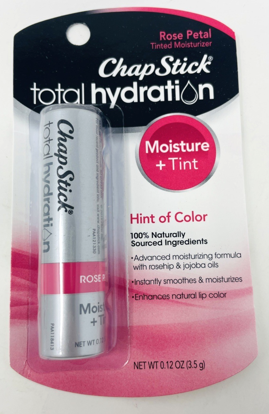 Chapstick Total Hydration Hint  Of Color Moisture Tint Rose Petal Pink - $19.99
