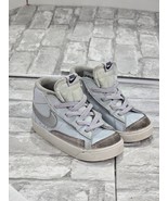 Nike Blazer Mid SE (TD) Toddler Shoes White Gray Off White Size 8C DM100... - $380.59 MXN