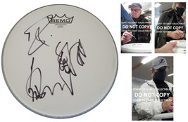 Cheap Trick band signed 10&#39;&#39; Drumhead COA exact proof Robin , Rick,Tom a... - £666.85 GBP