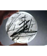Tourmaline in Quartz Sphere, 2.9 inch Tourmaline Crystal Sphere, Collect... - £422.83 GBP