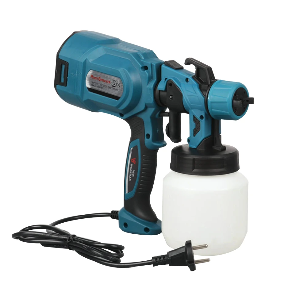 HVLP 800W Electric Spray Gun Portable Latex Paint Sprayer Industrial Home Impr - £53.20 GBP