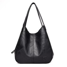 2022 New Korean Fashion Women Shoulder Bags Soft Pu Leather Large Capacity Casua - £57.14 GBP