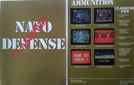 Nato Defense Arcade Flyer Original Vintage Video Game Art Print Detached... - £9.38 GBP
