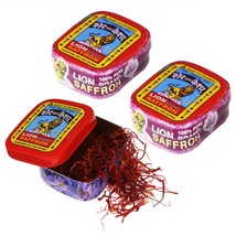 Lion Saffron, Pure Kashmir Lacha Saffron Kesar 6 gm( Pack of 6 1gm each) M - £43.50 GBP