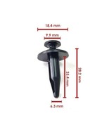10Pcs Fit Ford Plastic Nylon Screw Fastener Retainer Clip - $10.85 CAD