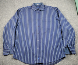 Taylor Byrd Shirt Men&#39;s XL Casual Weekend Striped Button Up Polka Dot Fl... - £14.62 GBP