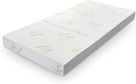 Mattress Inofia Twin Folding, 6 Inch Trifold Memory Foam, Ultra Soft Bamboo - £171.05 GBP