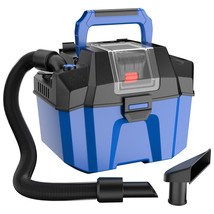 18V Wet Dry Vacuum 2.7 Gal 4 Peak Hp Cordless Shop Vacuum With Blower - £111.39 GBP